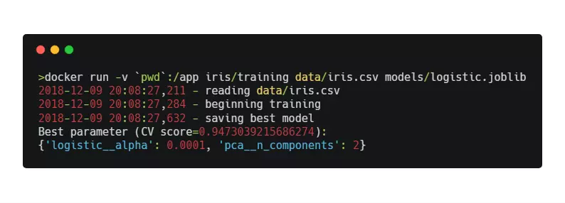 Share and deploy your Machine Learning services with Docker